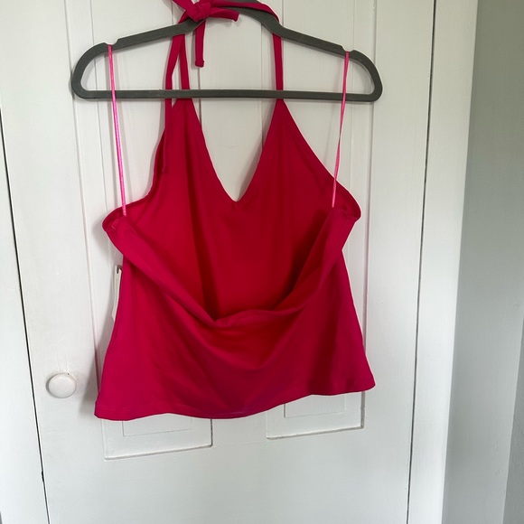 NWT Maeve by Anthropologie pink halter top - Picture 2 of 5